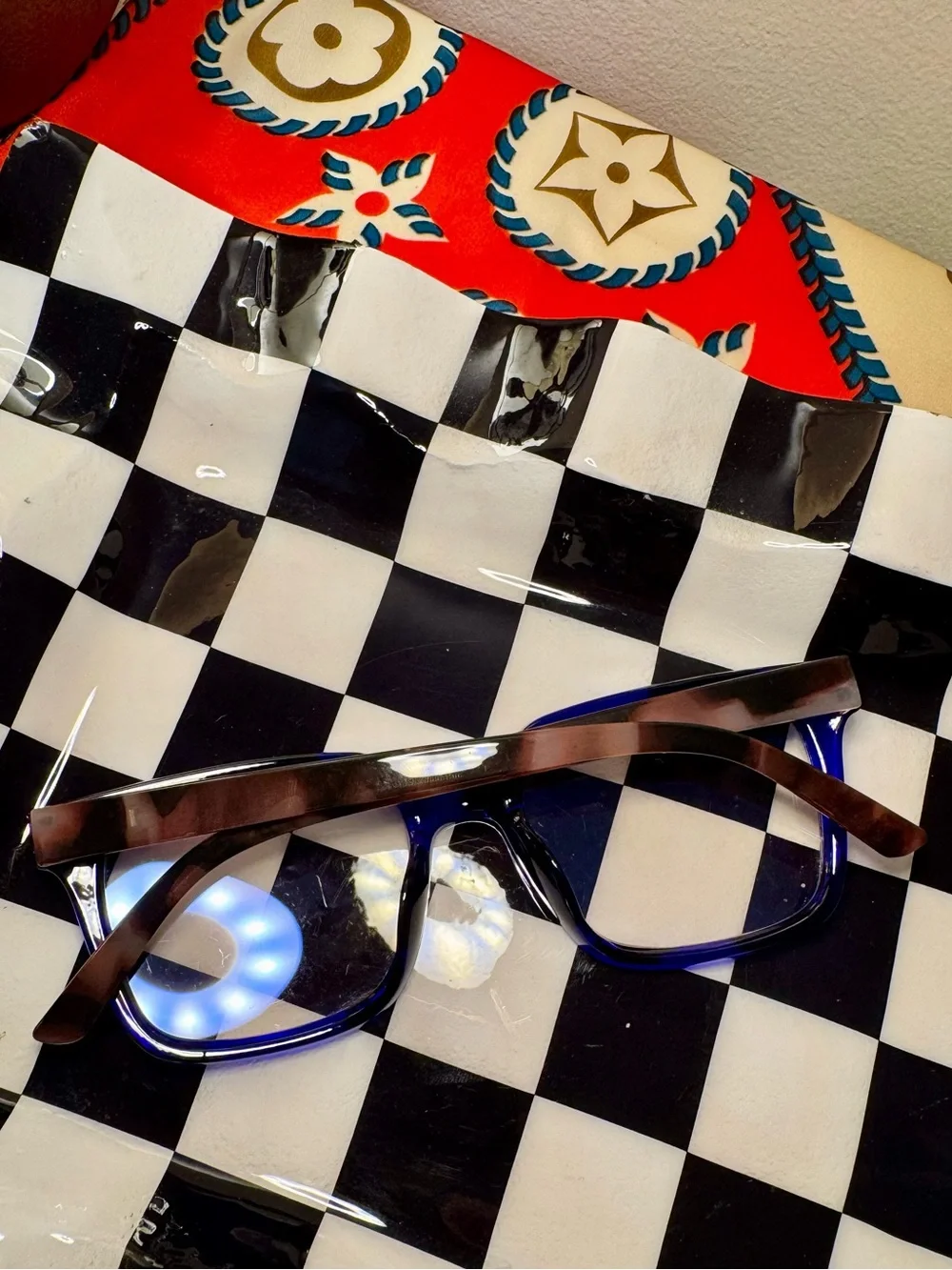 Bold Cobalt Blue Square Women's Sunglasses